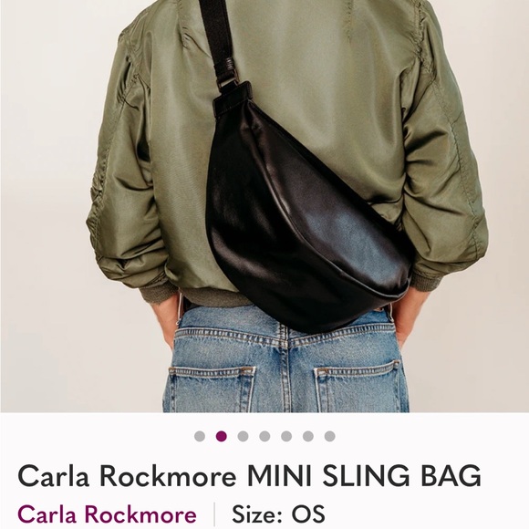 Carla Rockmore Handbags - Carla Rockmore Black Mini Sling Bag